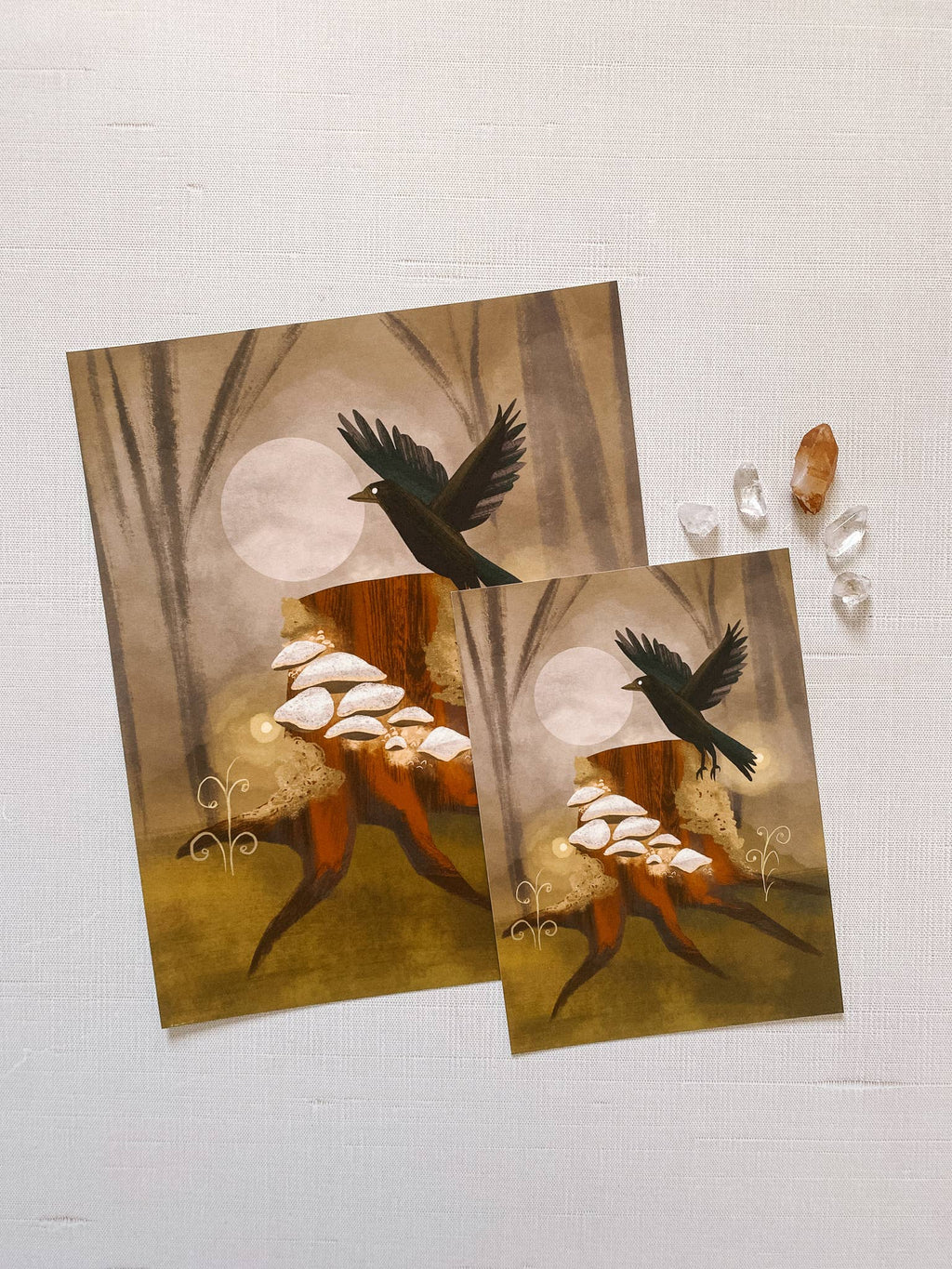 Grim Woods Art Print