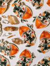Orange Mushroom Trio Vinyl Sticker