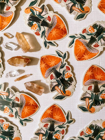 Vintage-Look Mushroom Matchboxes