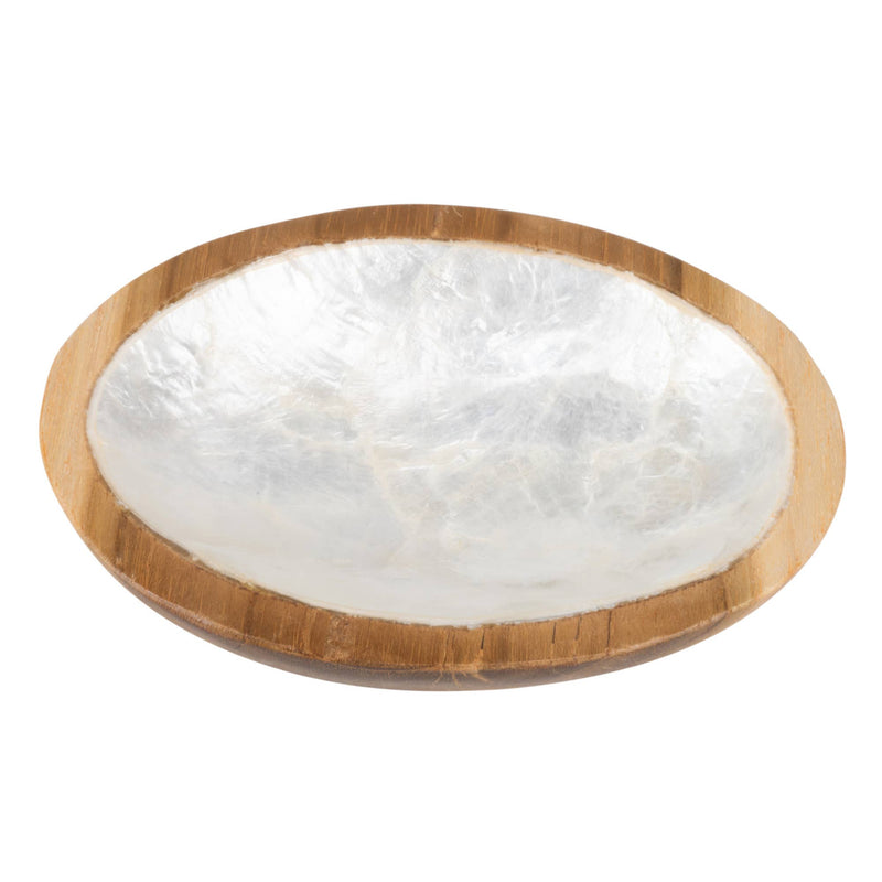 Mother Of Pearl Oval Trinket Dish