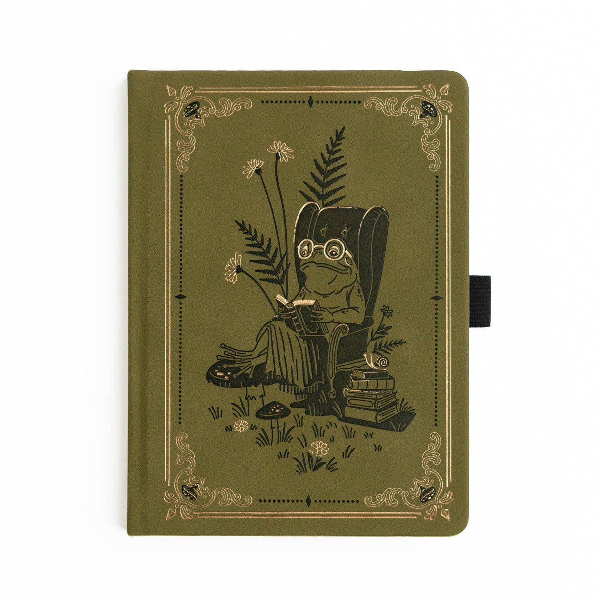 Literary Frog Dot Grid Pocket Journal
