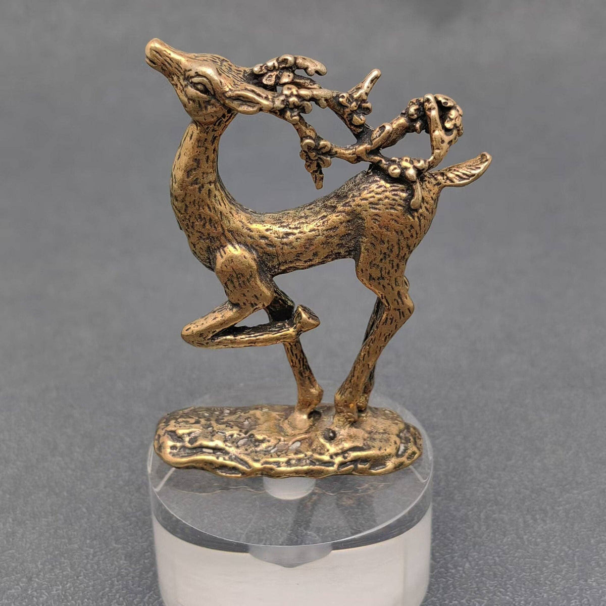 Brass Stag Figurine