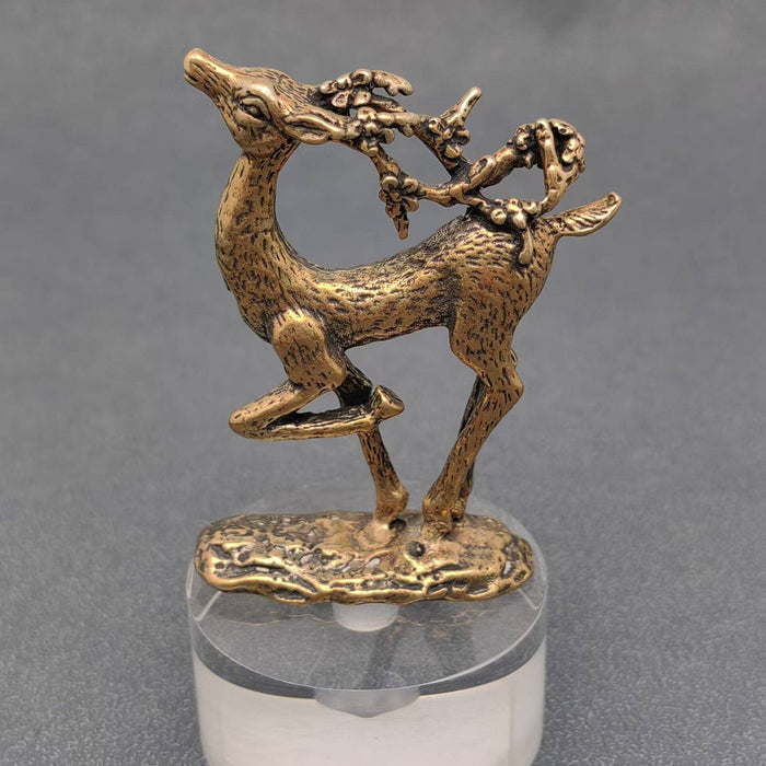 Brass Stag Figurine