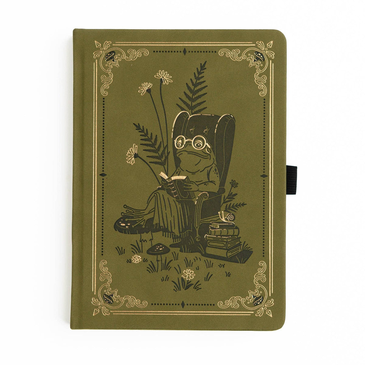 Literary Frog Dot Grid Pocket Journal