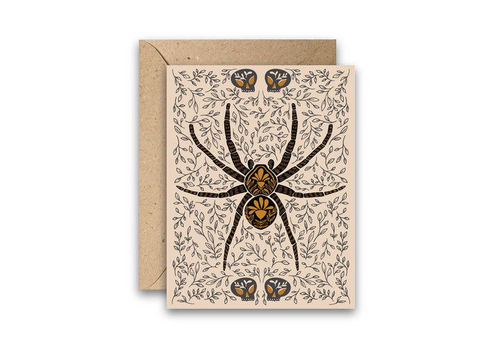 Dark Omens Spider Greeting Card