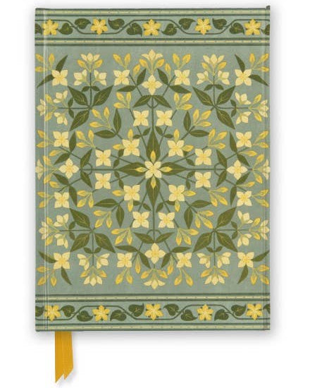 Green and Yellow Embossed Floral Journal with Buttercup Design