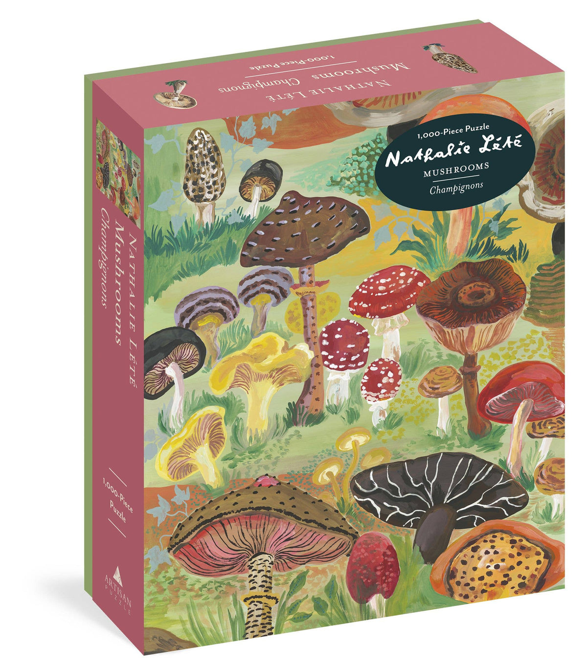 Mushrooms 1,000-Piece Puzzle by Nathalie Lete