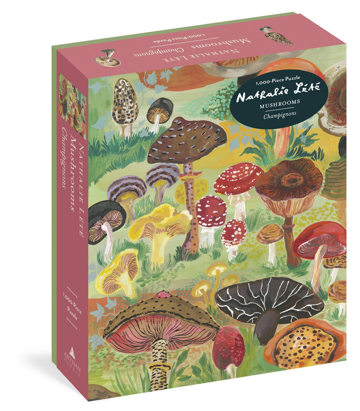 Mushrooms 1,000-Piece Puzzle by Nathalie Lete