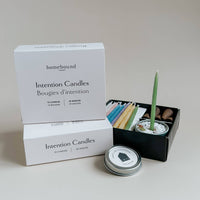 Intention Candle Ritual Kit | 10-Candle Set with Salt Crystal Blend & Incense