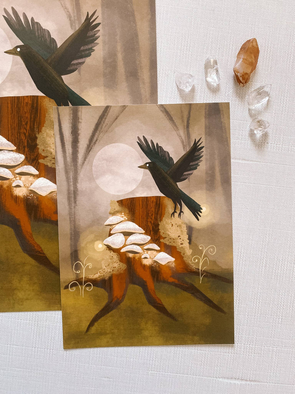 Grim Woods Art Print