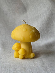 Beeswax Fairytale Mushroom Candle