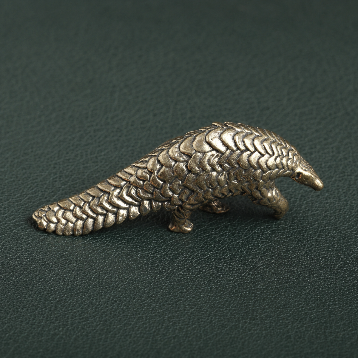 Antique Brass Pangolin Figurine
