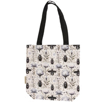 Beetle Botanica Cotton Tote Bag