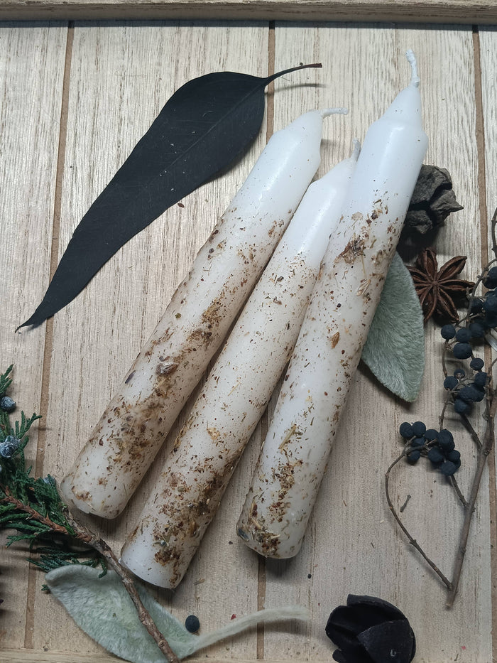 Air Element Herbal Ritual Candles | Clarity, Inspiration & Communication