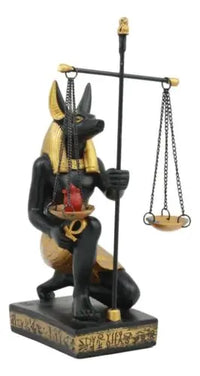 Egyptian Anubis Scales of Justice Statue