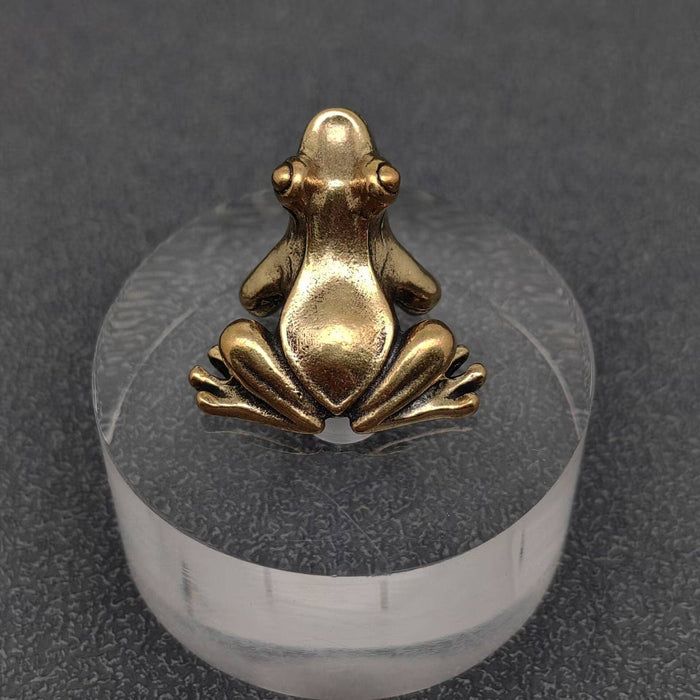 Brass Smooth Frog Decoration