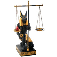 Egyptian Anubis Scales of Justice Statue