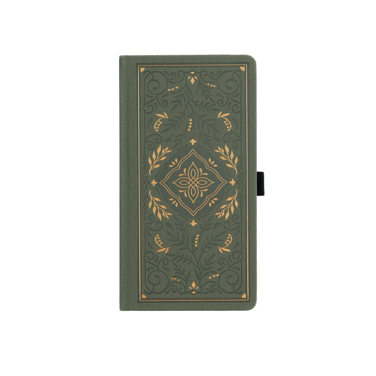 Storybook In Vintage Olive Dot Grid Notebook