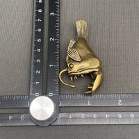 Brass Angler Fish Decoration