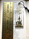 Cathedral Candlestick Plated Brass Bookmark