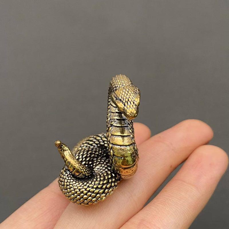 Brass Python Snake Decoration