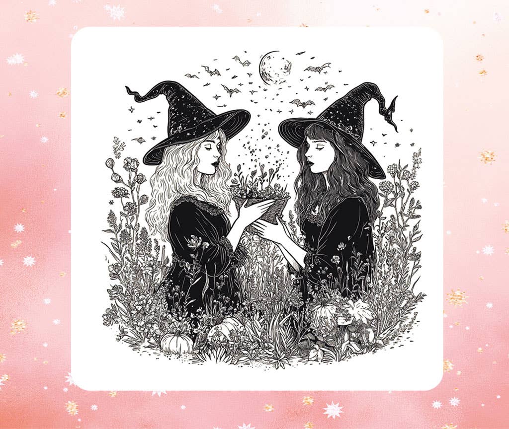 Witch's Harvest Vinyl Sticker