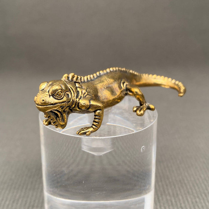 Brass Iguana Decoration