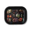 Crystals & Minerals Vintage Illustration Metal Trinket Tray