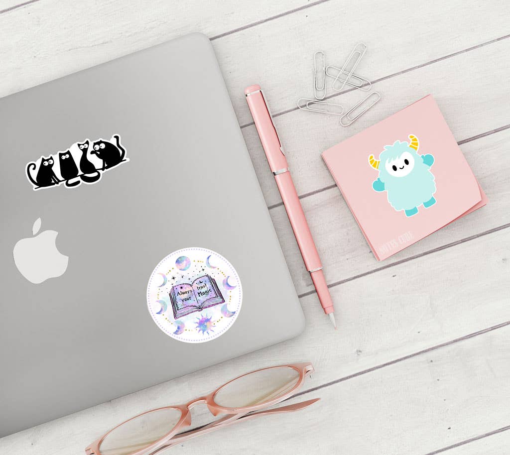Always Trust Your Magic Spellbook Vinyl Sticker