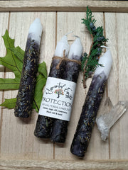 Protection Herbal Ritual Candles | Shielding, Strength & Security