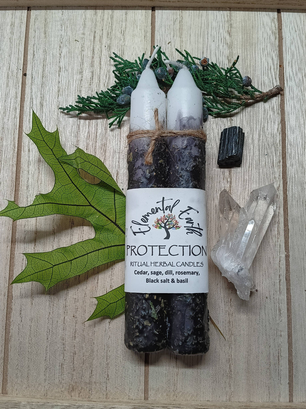 Protection Herbal Ritual Candles | Shielding, Strength & Security