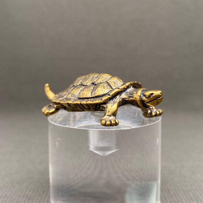 Brass Snapping Turtle Decoration