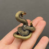 Brass Python Snake Decoration