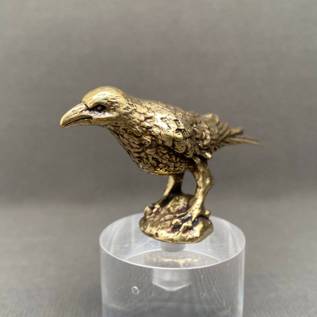Brass Crow Decoration