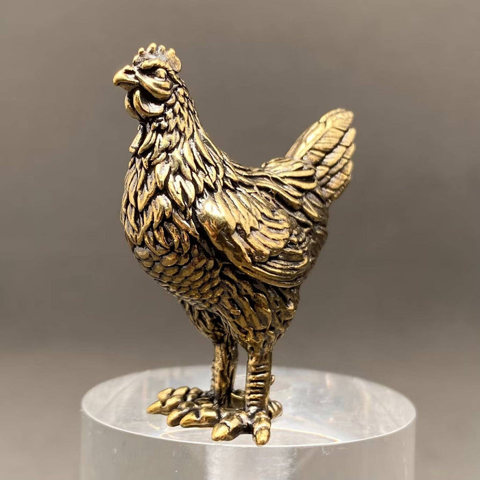 Brass Hen Decoration
