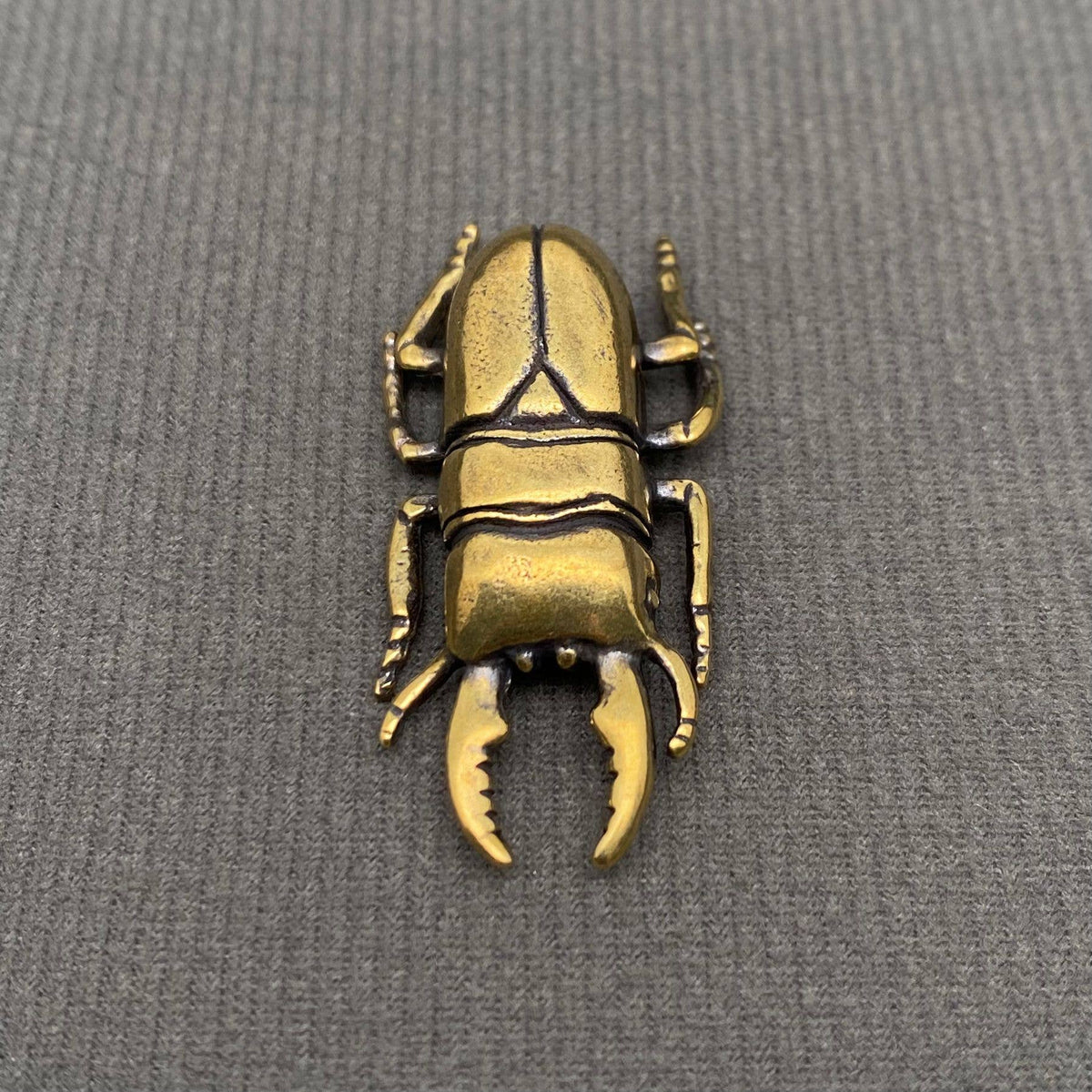 Brass Stag Beetle Decoration