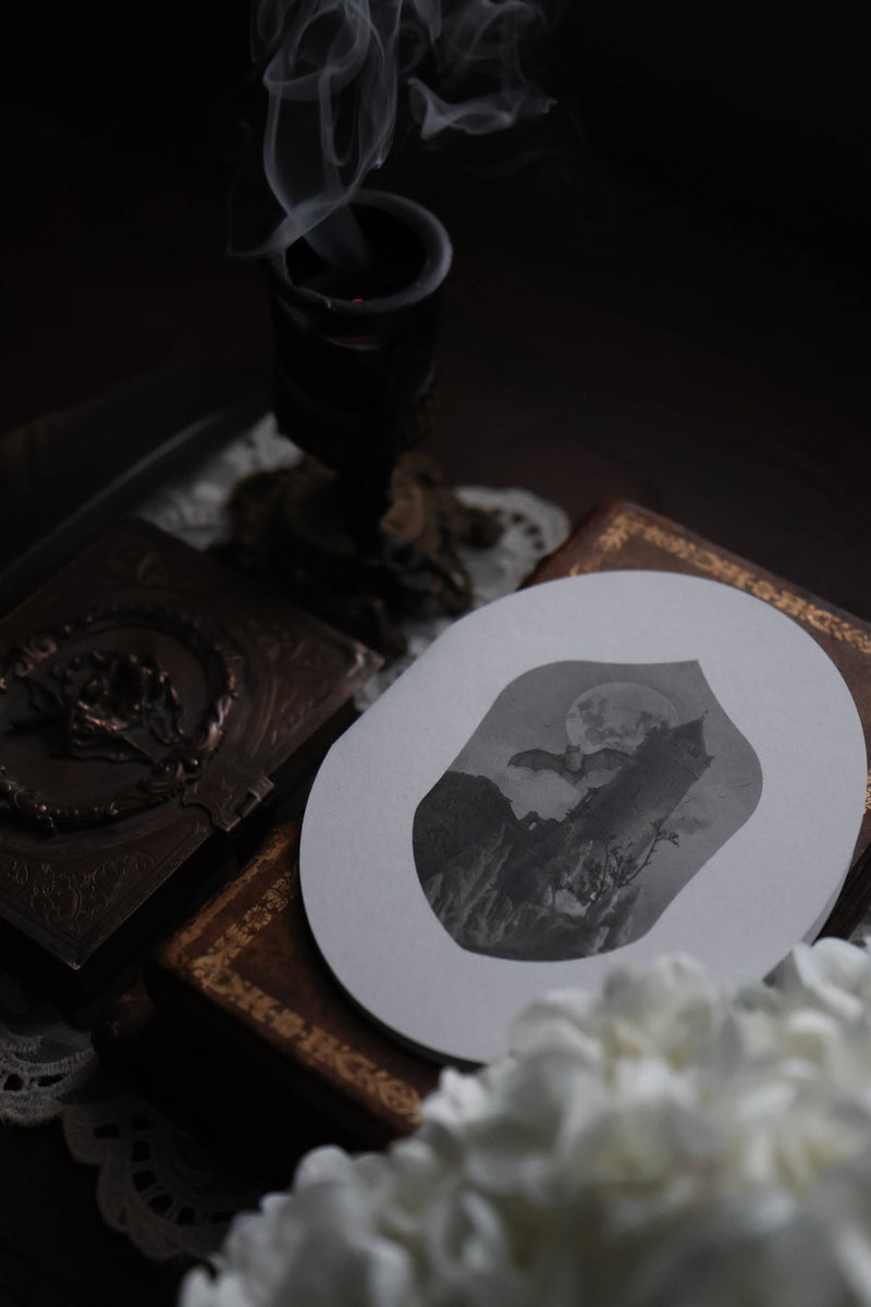 Dark Kingdom Oval Greeting Card