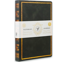 Renaissance Black Leather Style Journal