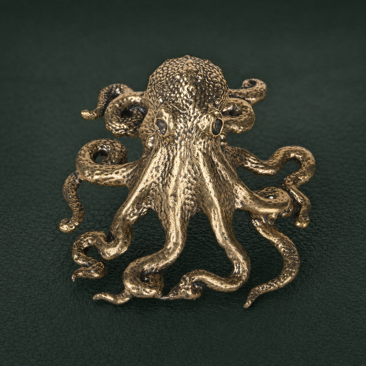 Antique Brass Octopus Figurine