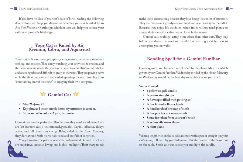 Good Cat Spell Book by Gillian Kemp