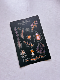 Baba Yaga's Cabin Vinyl Sticker Sheet