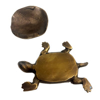 Antiqued Brass Turtle Box
