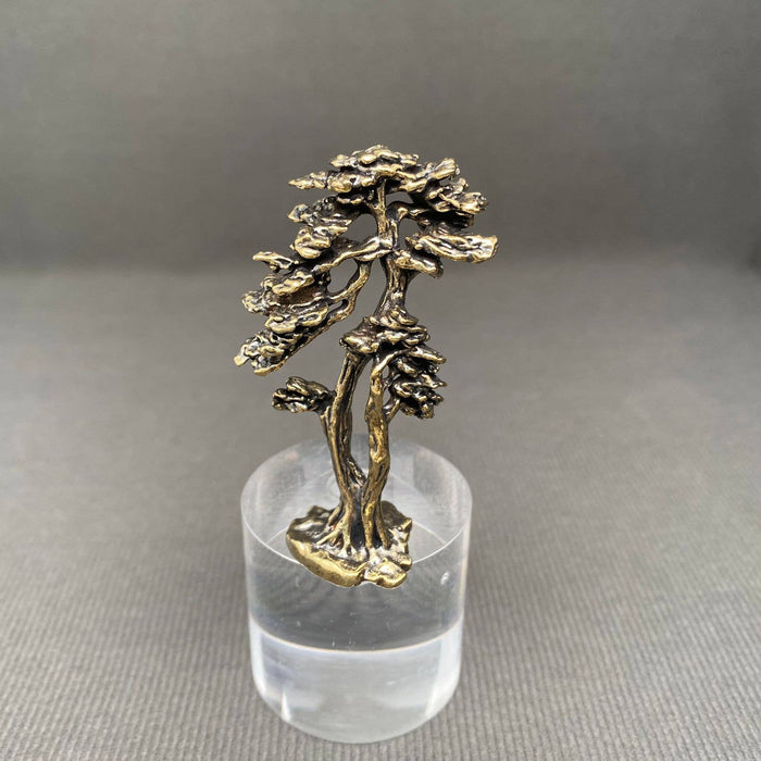 Brass Pine Tree Decoration
