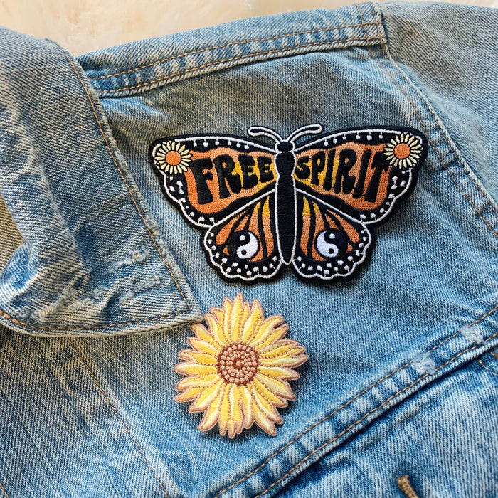 Sunflower Embroidered Patch
