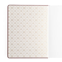 Storybook in Plum Dot Grid Pocket Journal