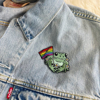 Pride Frog Embroidered Patch