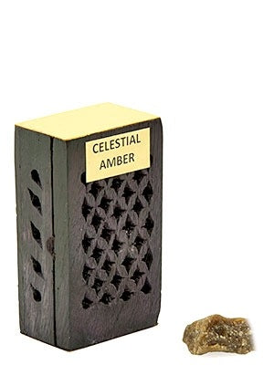 Amber Resin Incense in Rosewood Box