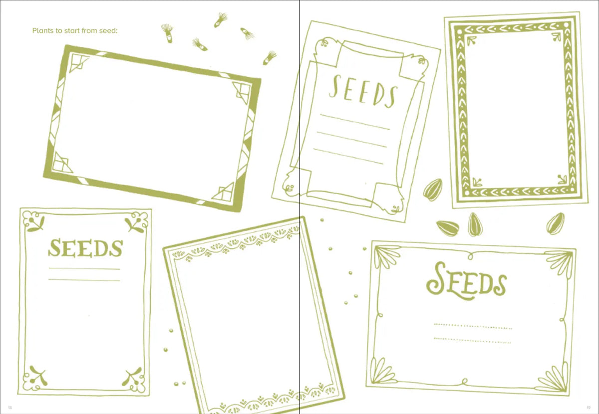 A Year in the Garden Annual Planner and Journal by Nina Montenegro and Sonya Montenegro