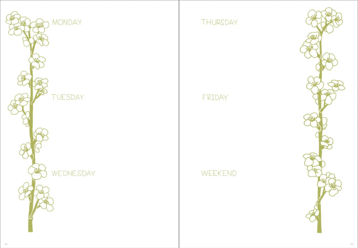 A Year in the Garden Annual Planner and Journal by Nina Montenegro and Sonya Montenegro
