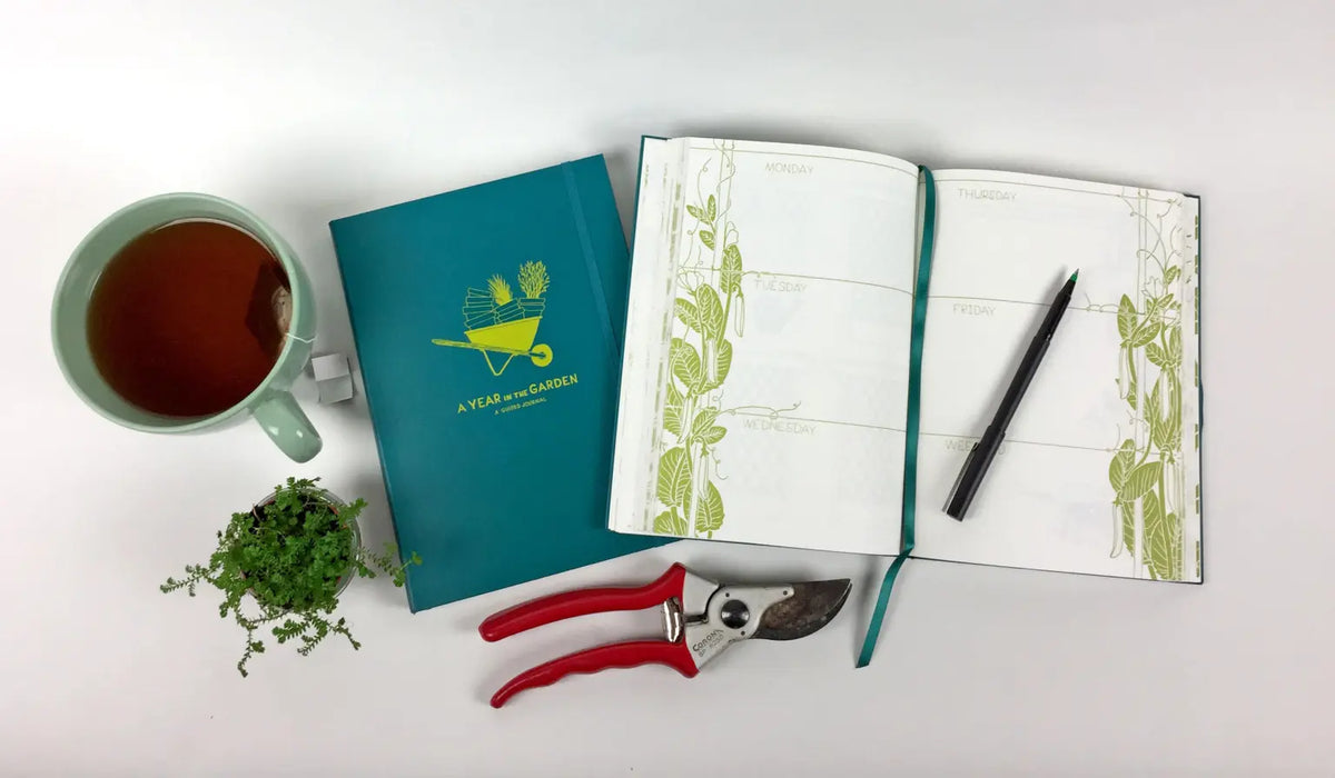 A Year in the Garden Annual Planner and Journal by Nina Montenegro and Sonya Montenegro
